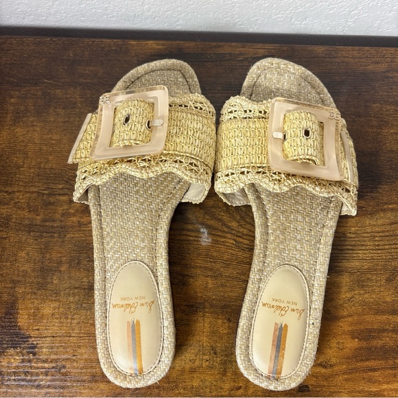 Sam Edelman Beige Woven Buckle Sandals - Picture 2 of 7